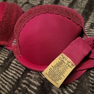 Calvin Klein pink lace bra